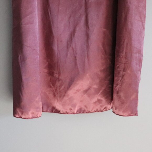 NWOT Avidlove Satin V-Neck XL Sleeveless Adjustable Strap Midi Layer Slip Dress - Picture 6 of 10